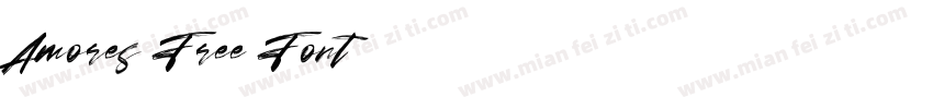 Amores Free Font字体转换
